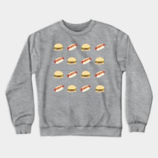 Hamburgers and Hot Dogs Crewneck Sweatshirt